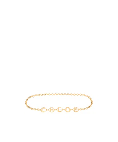 CHLOÉ CHLOÉ THE CHLOÉ SCRIPT JEWELLERY BELT