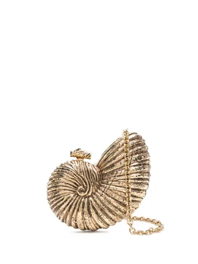 Chloé Sea Treasures Clutch Bag In Gold