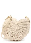 Chloé Sea Treasures Woven Shell Crossbody Bag In Ivory