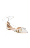 Chloé Sea Treasures Ballerina White Size 5 100% Lambskin
