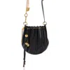 Chloé Chloe Women Black Leather Sea Treasures Crossbody Bag In Black