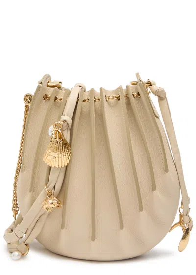 CHLOÉ CHLOE SEA TREASURES MEDIUM GRAINED LEATHER SHOULDER BAG