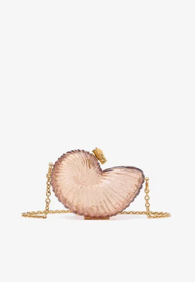 Chloé Sea Treasures Shell Minaudière In Pink