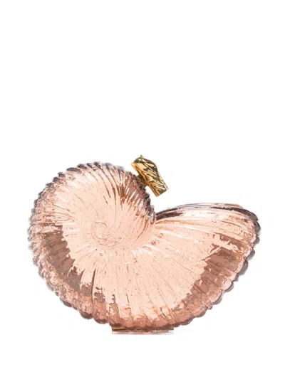 Chloé Sea Treasures Shell-motif Clutch Bag In Pink