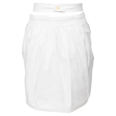 Pre-owned Chloé See By  Cotton Skirt - '10s In Gray