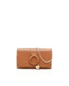 Chloé See By  Hana Wallet On Chain In Brown