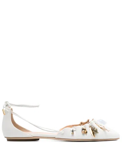 Chloé Ballerine Sea Treasures In Pelle Bianca Donna In White