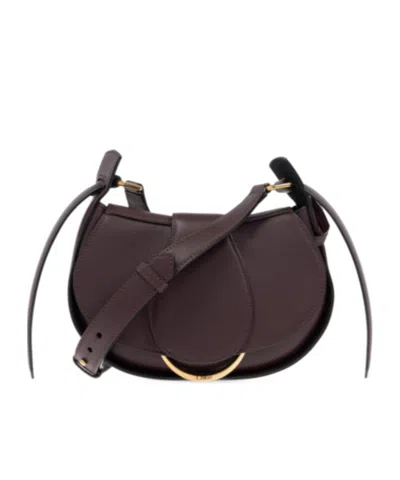 Chloé Semi-round Shoulder Bag In Black
