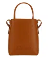 Chloé Micro Sense Crossbody Tote In Brown
