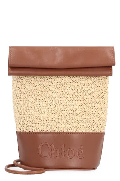 Chloé Sense Bucket Bag In Brown