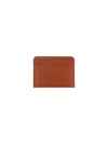 Chloé Chloe Caramel Leather Card Holder In Brown