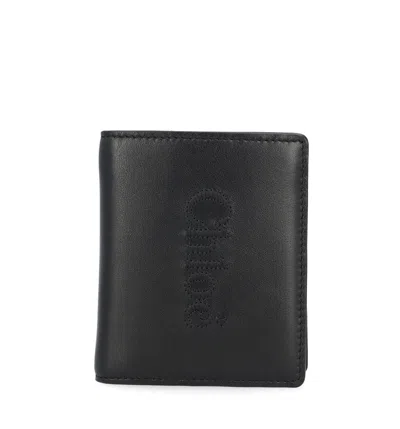 Chloé Sense Compact Bi-fold Wallet In Black