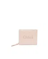 Chloé Chloe É Sense Compact Wallet In Nude
