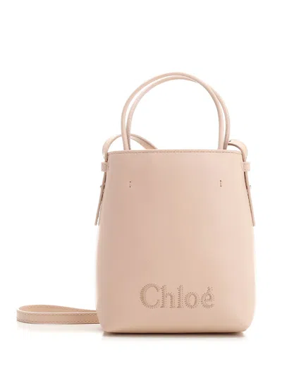 Chloé Sense Handbag In Powder