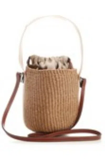 Chloé Sense Handbags White In Brown