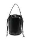 Chloé Sense Leather Bucket Bag In Black
