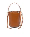 Chloé Sense Leather Bucket Bag In Brown