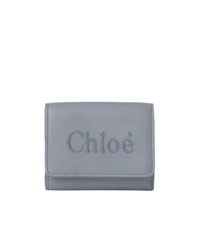 Chloé Chloe É Sense Mini 70% Discount Wallet In Gray