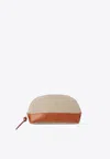 Chloé Sense Travel Pouch In Caramel