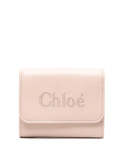 CHLOÉ SENSE TRI-FOLD SMALL WALLET