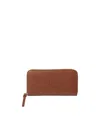 Chloé Sense Zip-up Wallet In Brown