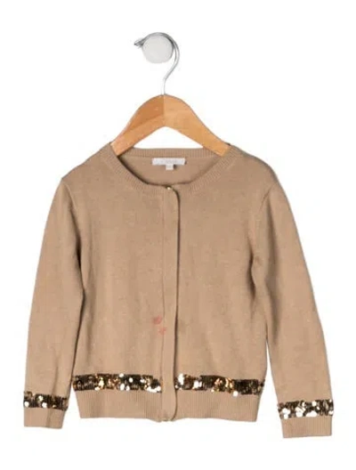 Pre-owned Chloé Babies' Sequin Accent Sweater In Neutrals