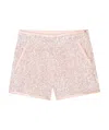 Chloé Sequin-embellished Shorts In Pink