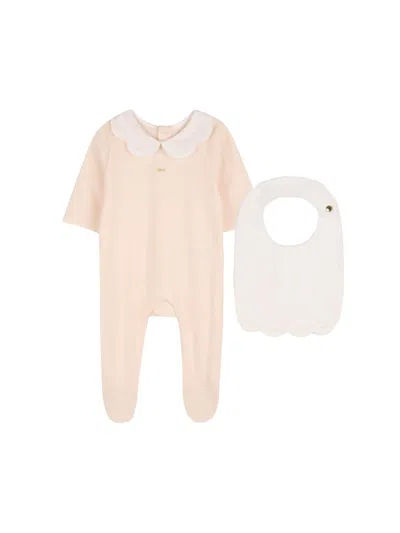 Chloé Set Tutina+bavaglino In Pink