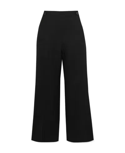 Chloé Seven-point Trumpet Casual Pants In Black