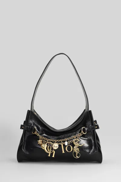 Chloé Chloe Sharms Shoulder Bag In Black Leather