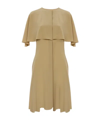 Chloé Shawl Dress In Nude