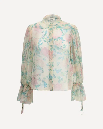 CHLOÉ SHEER BLOUSE
