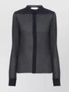 Chloé Sheer Button-up Blouse