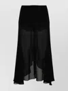 Chloé Flowing Silk Georgette Trousers