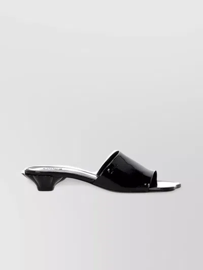 Chloé Shell Heel Wave Sole Open Toe Sandals In Multi