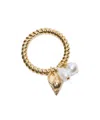 Chloé Shell Ring In Gold