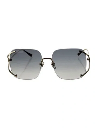 Pre-owned Chloé Shield Eyeglasses W/ Tags In Blue