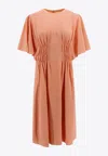 Chloé Silk Dress With Frontal Drapery