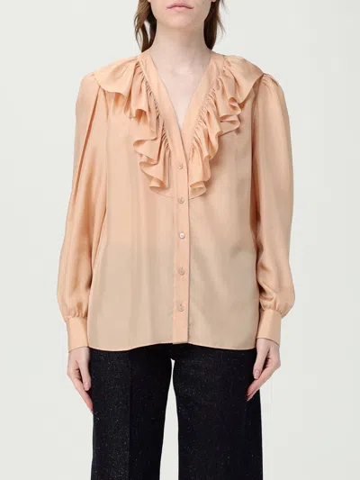 CHLOÉ SHIRT CHLOÉ WOMAN COLOR PEACH,G99065025