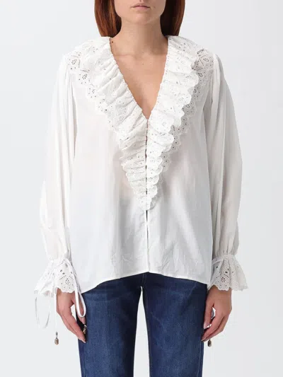CHLOÉ SHIRT CHLOÉ WOMAN COLOR WHITE,H14340001