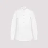 Chloé Buttoned Cotton Tuxedo Shirt In U Buttercream