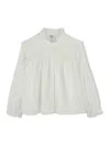 Chloé Ruffle-collar Blouse In White