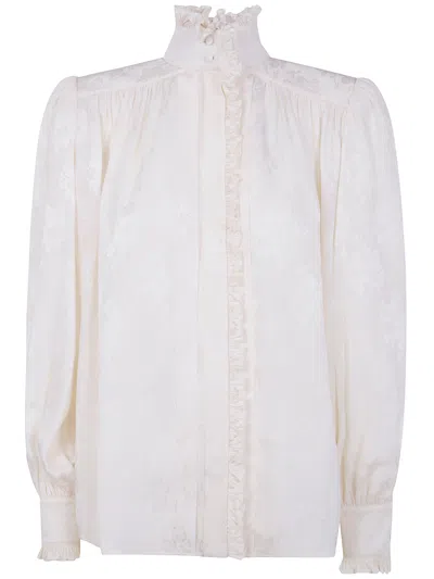CHLOÉ SHIRT,CH25WHT40323 107 ICONIC MILK