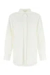 Chloé Embroidered Cotton Button-up Shirt In 107