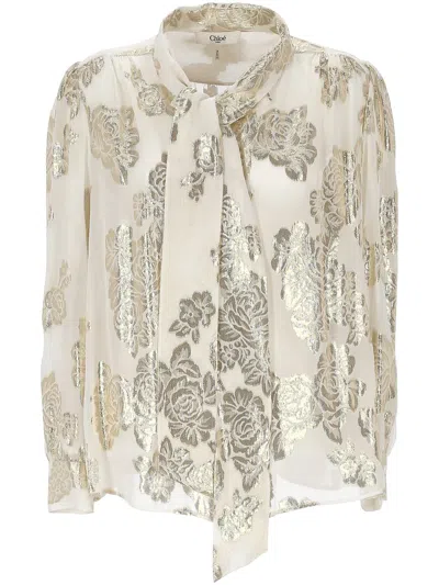 Chloé Chloè Shirts In Neutral