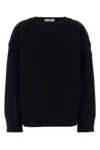 Chloé Knitwear Crewneck Long Sleeves Ribbed Finish In Black