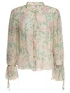 Chloé Long Sleeve Shirt In Beige