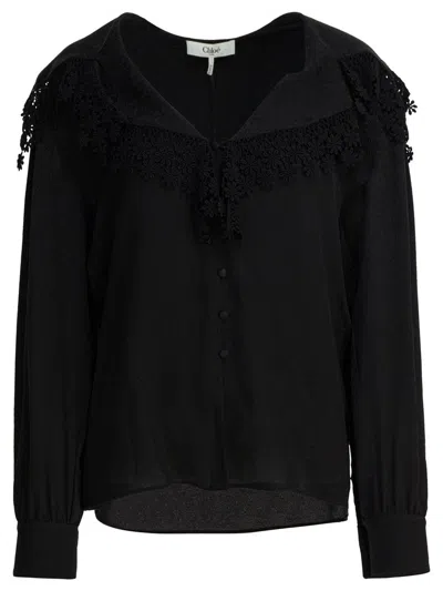 Chloé Women Shirts In Black