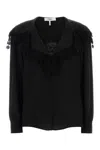 Chloé Chloe Women Black Silk Shirt In Black