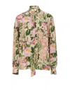 Chloé Chloe Printed Crepe Shirt In Multi